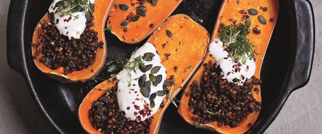 Recept november: Grandioos gevulde flespompoen