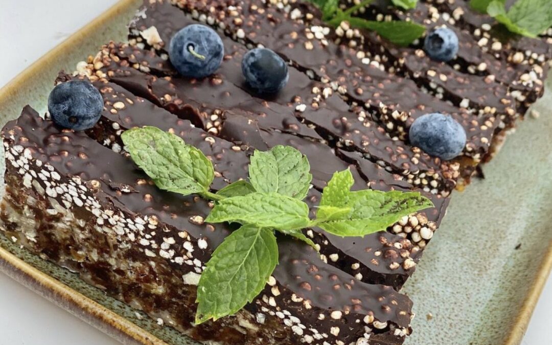 Healthy Choco Quinoa Bars